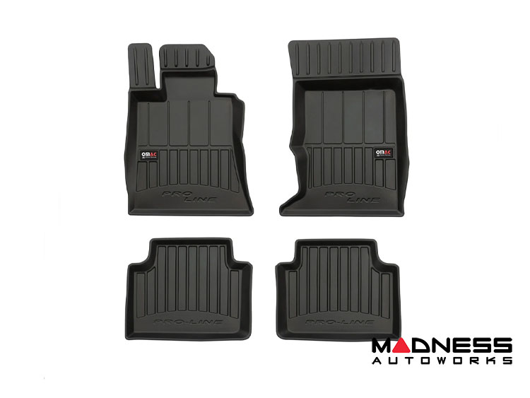 Alfa Romeo Giulia Floor Liners - Pro Line - Black - AWD